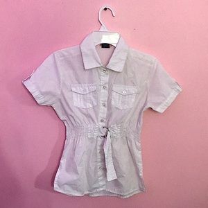 Girls button down shirt, barely used, like new.